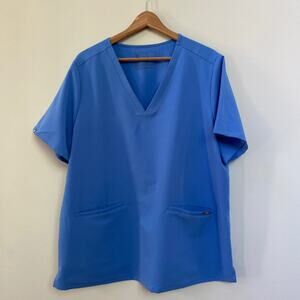 Figs Technical Collection Casma Three-Pocket Top Blue Size XXL